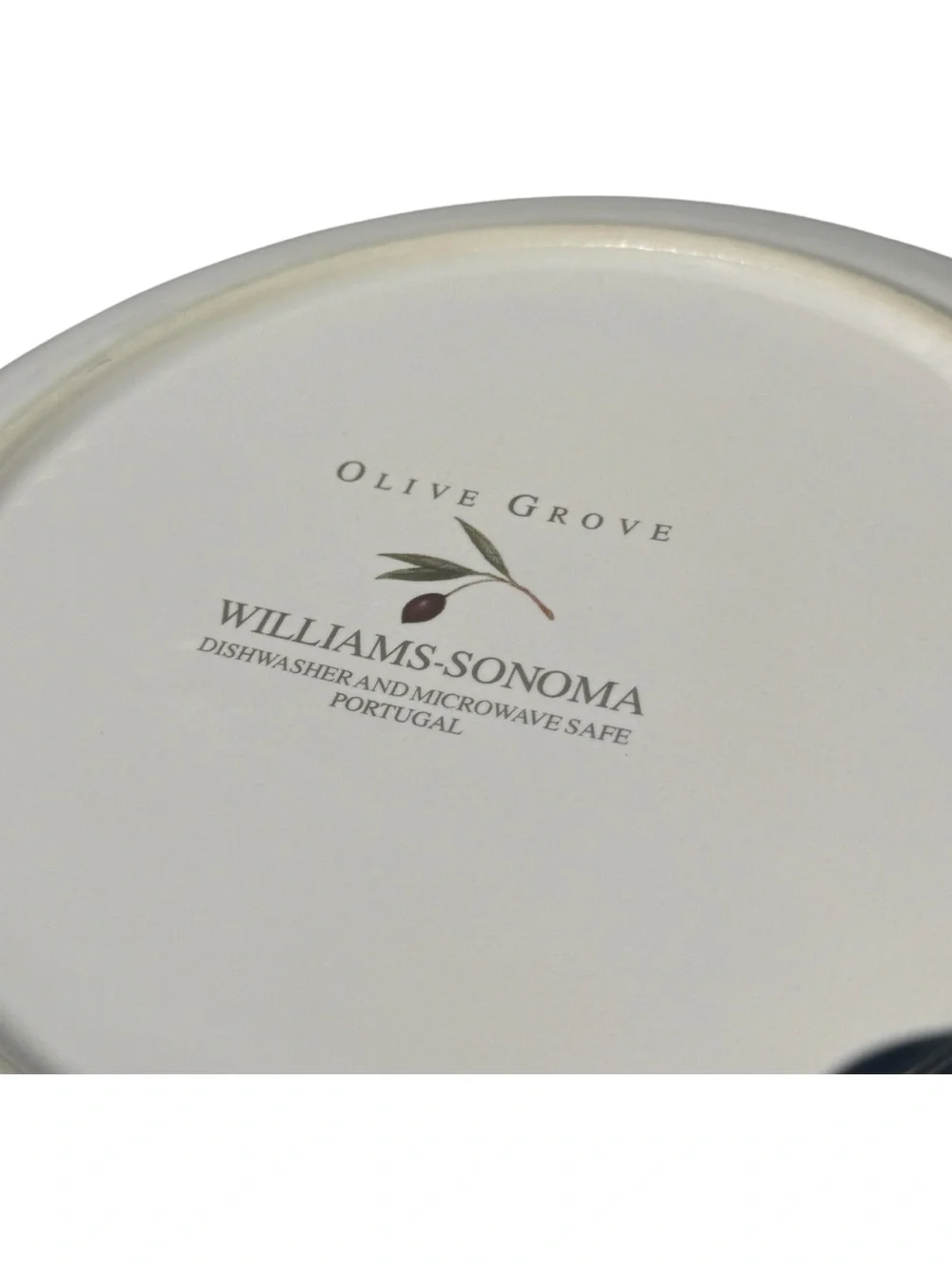 Williams Sonoma Olive Grove Nicoise Pasta Salad Bowl Portugal Olive Branch 9.5”
